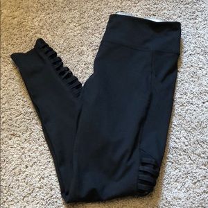 A&F Black Cutout Leggings